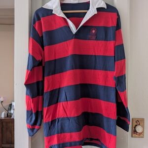 Epcot Center Red and Blue Striped Men's Jersey